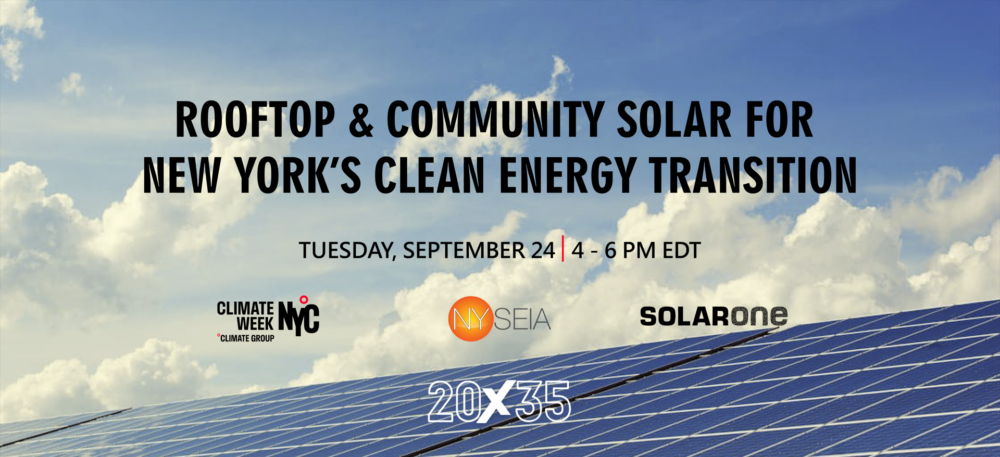 rooftop & community solar for new york clean energy transition